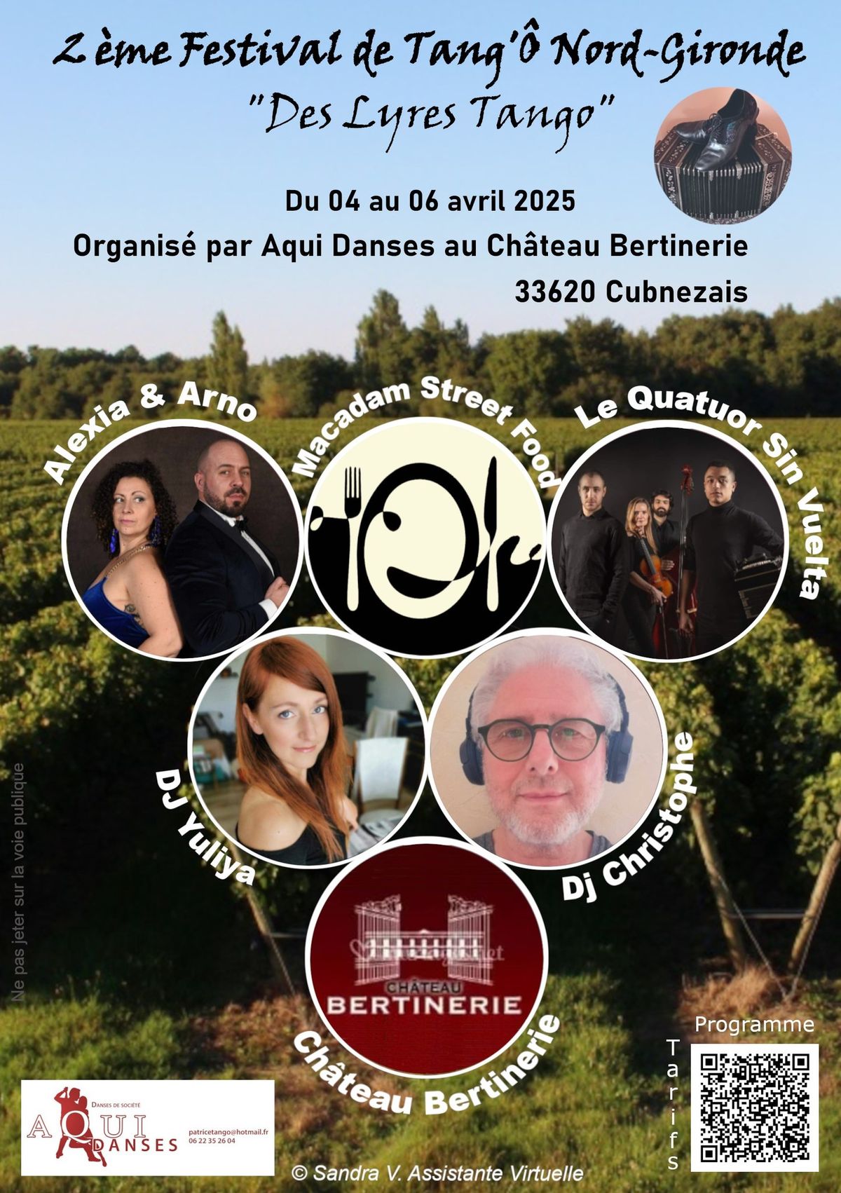 2\u00e8me Festival Tang' \u00d4 Nord-Gironde "Des Lyres Tango".