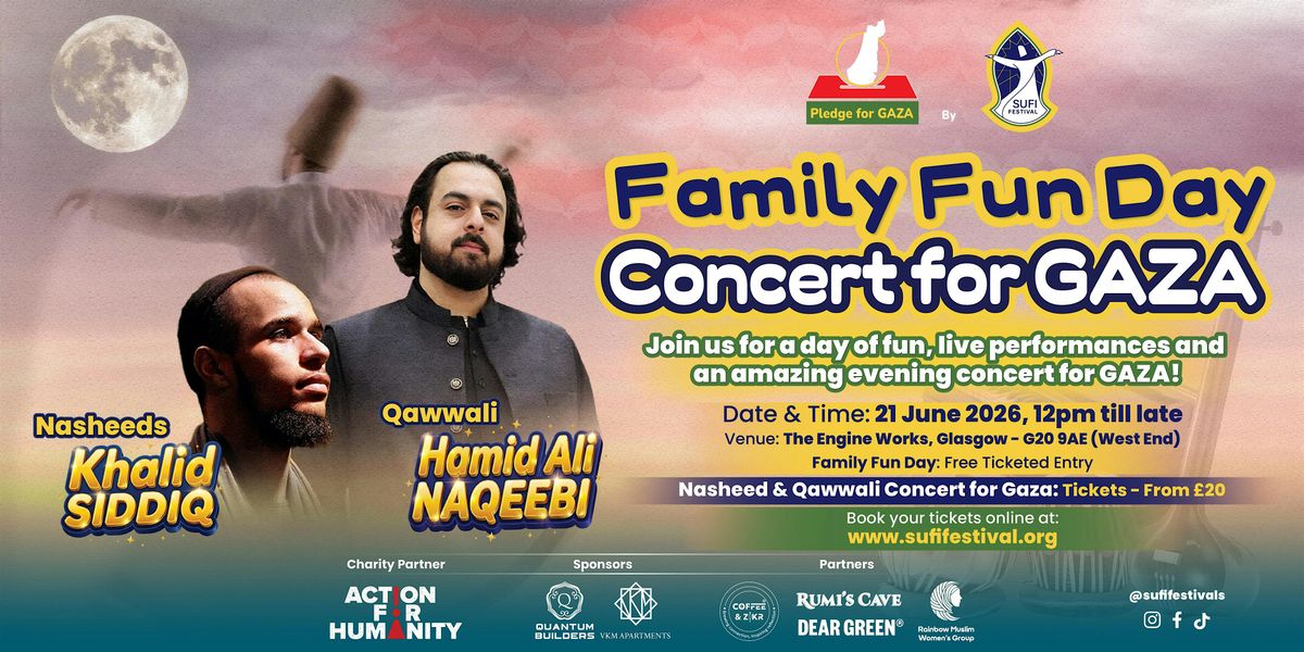 Sufi Festival Family Fun Day & Charity Concert for Gaza