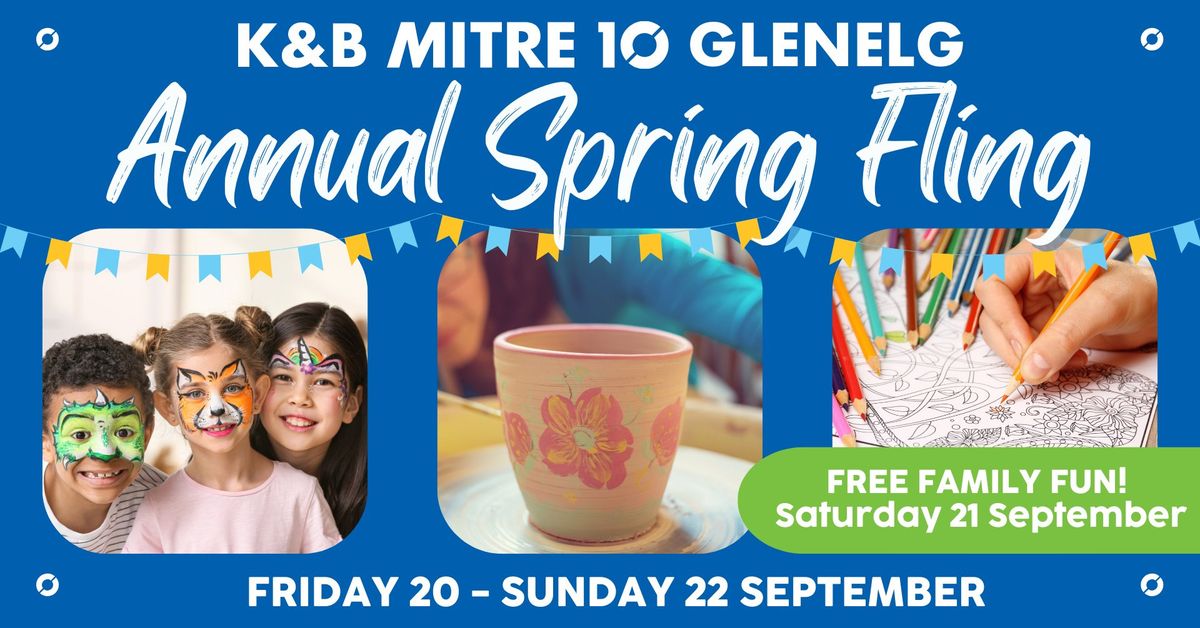 Glenelg Mitre 10's Annual Spring Fling! 