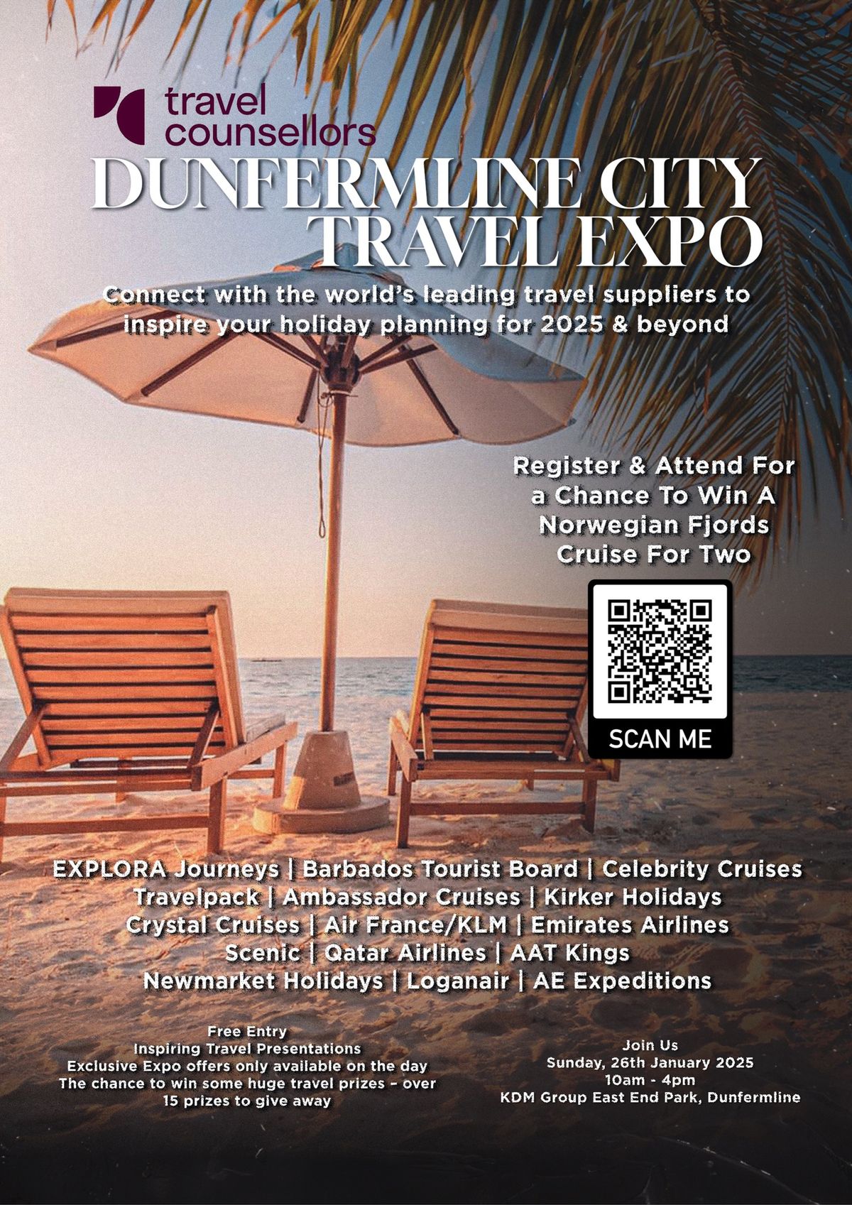 Dunfermline City Travel Expo - Sunday 26th January