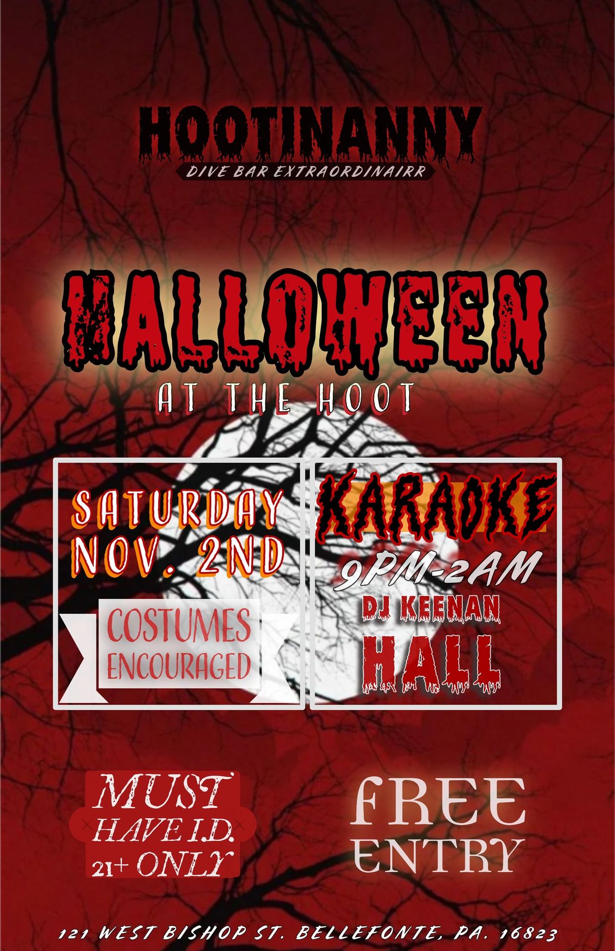 HALLOWEEN @ the HOOT \ud83d\udc7b