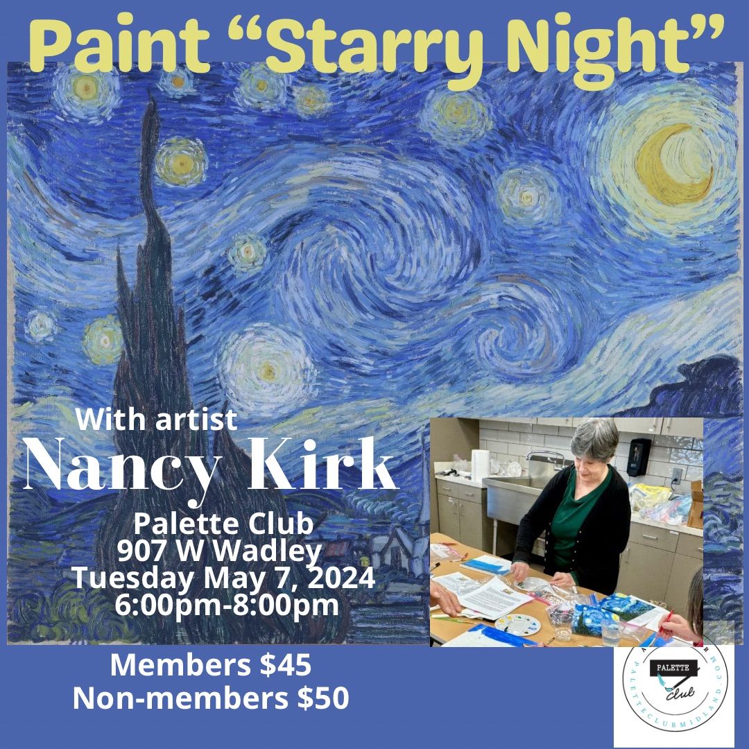 Paint \u201cStarry Night\u201d with Nancy Kirk