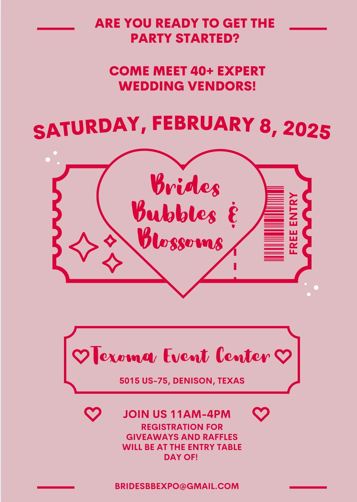 Brides Bubbles & Blossoms Expo  