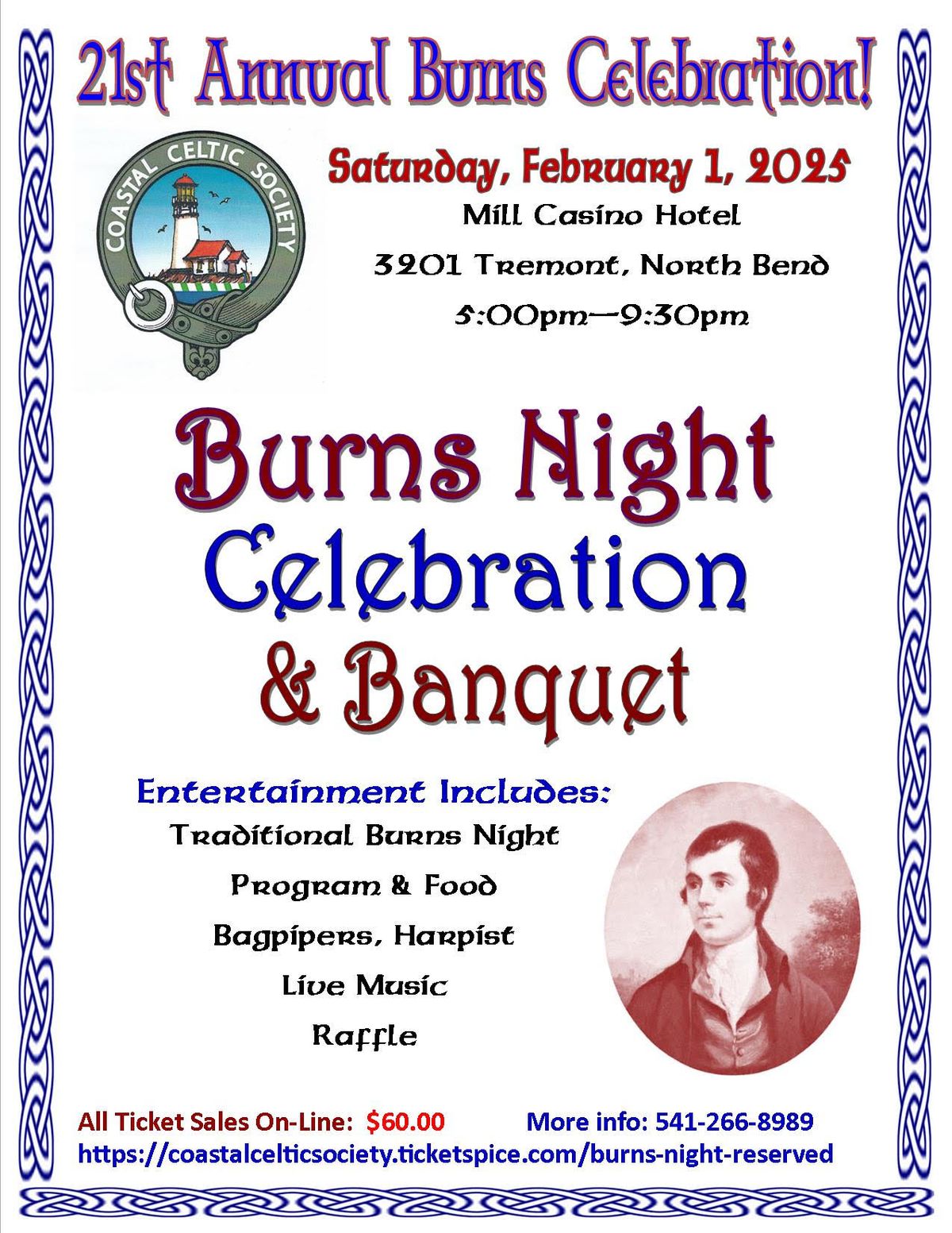 Burns Night Celebration & Banquet