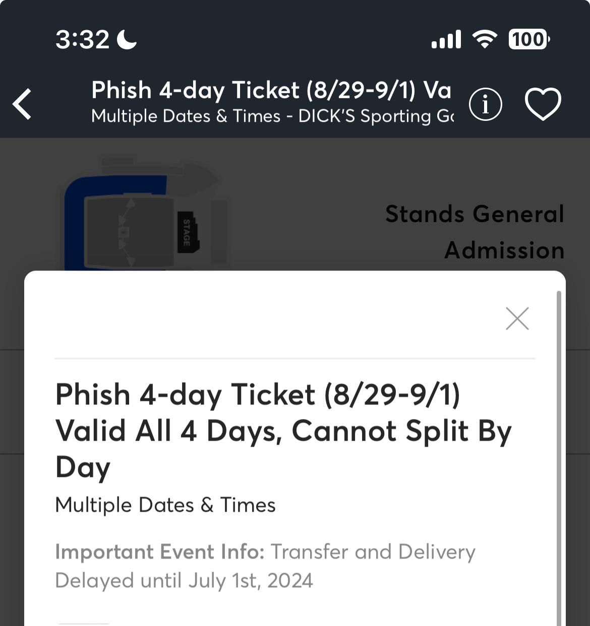 Phish - 4 Day Pass at Madison Square Garden