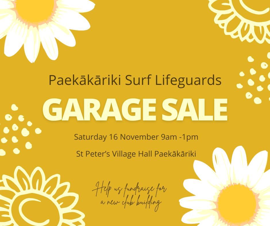 Paek\u0101k\u0101riki Surf Lifeguards Garage Sale