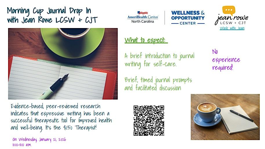 Therapeutic Journaling with Jean: A Morning Ritual (FREE)