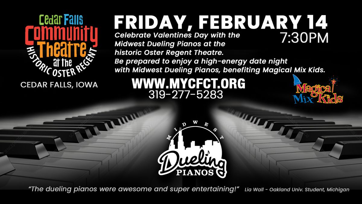 Date Night on Valentines Day with Midwest Dueling Pianos to support Magical Mix Kids