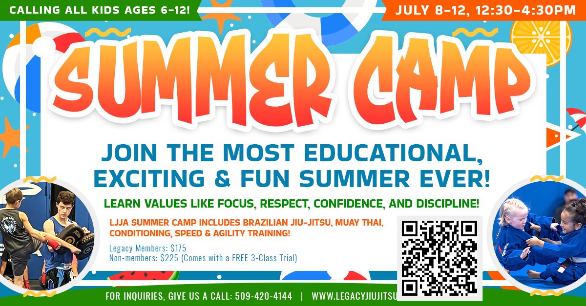 SUMMER CAMP 2024 (Brazilian Jiu-Jitsu, Muay Thai, Conditioning, and MORE!)