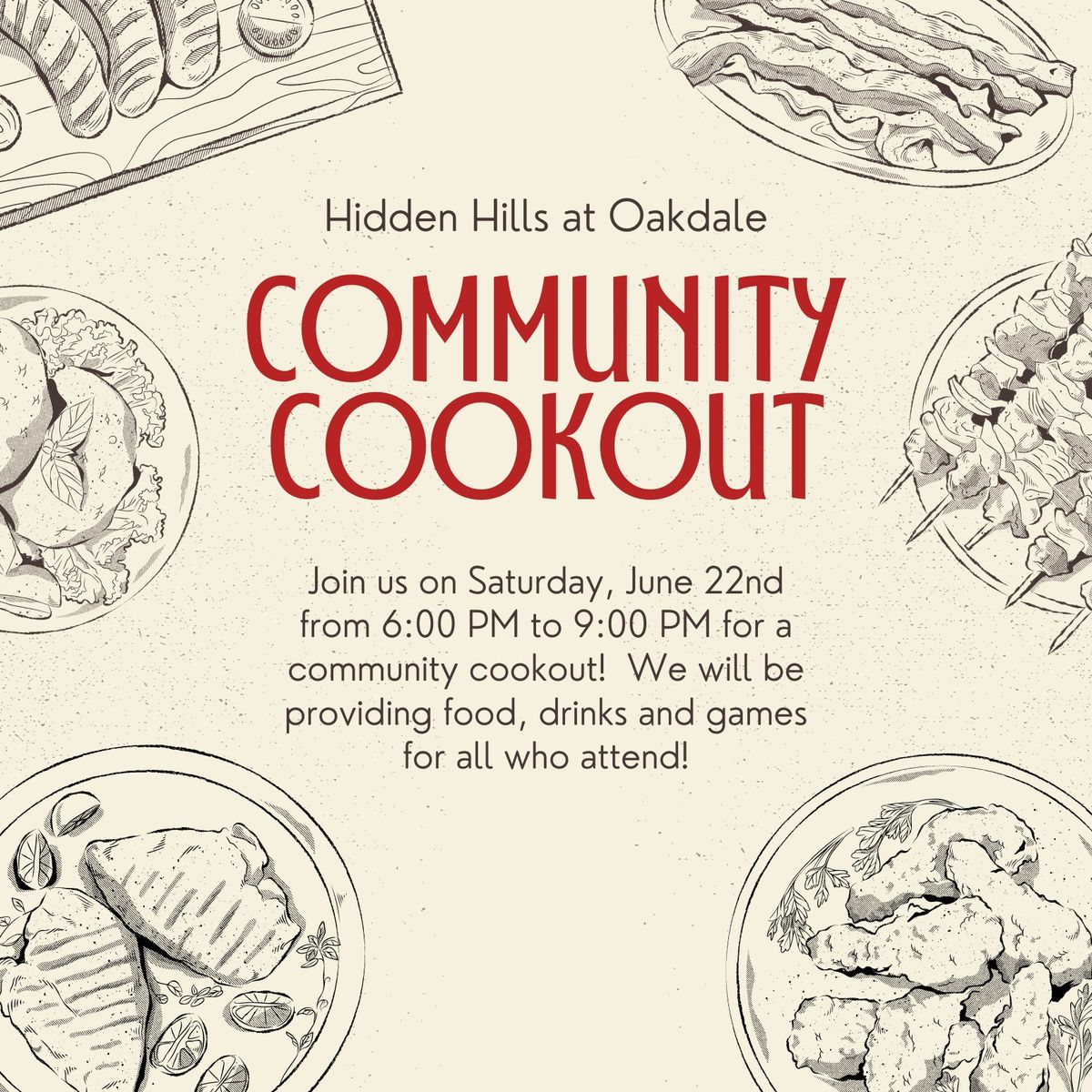 Community Cookout!