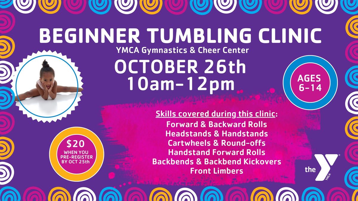 Beginner Tumbling Clinic (Ages 6-14)