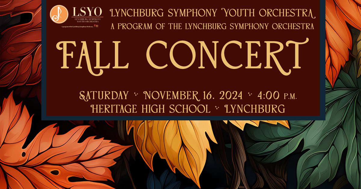 LSYO Fall Concert