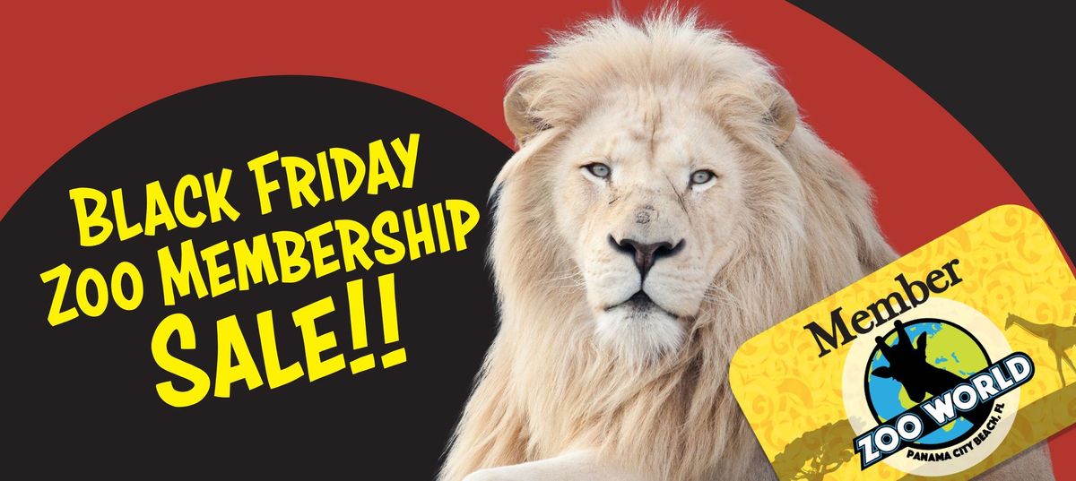 Black Friday Zoo Membership Sale