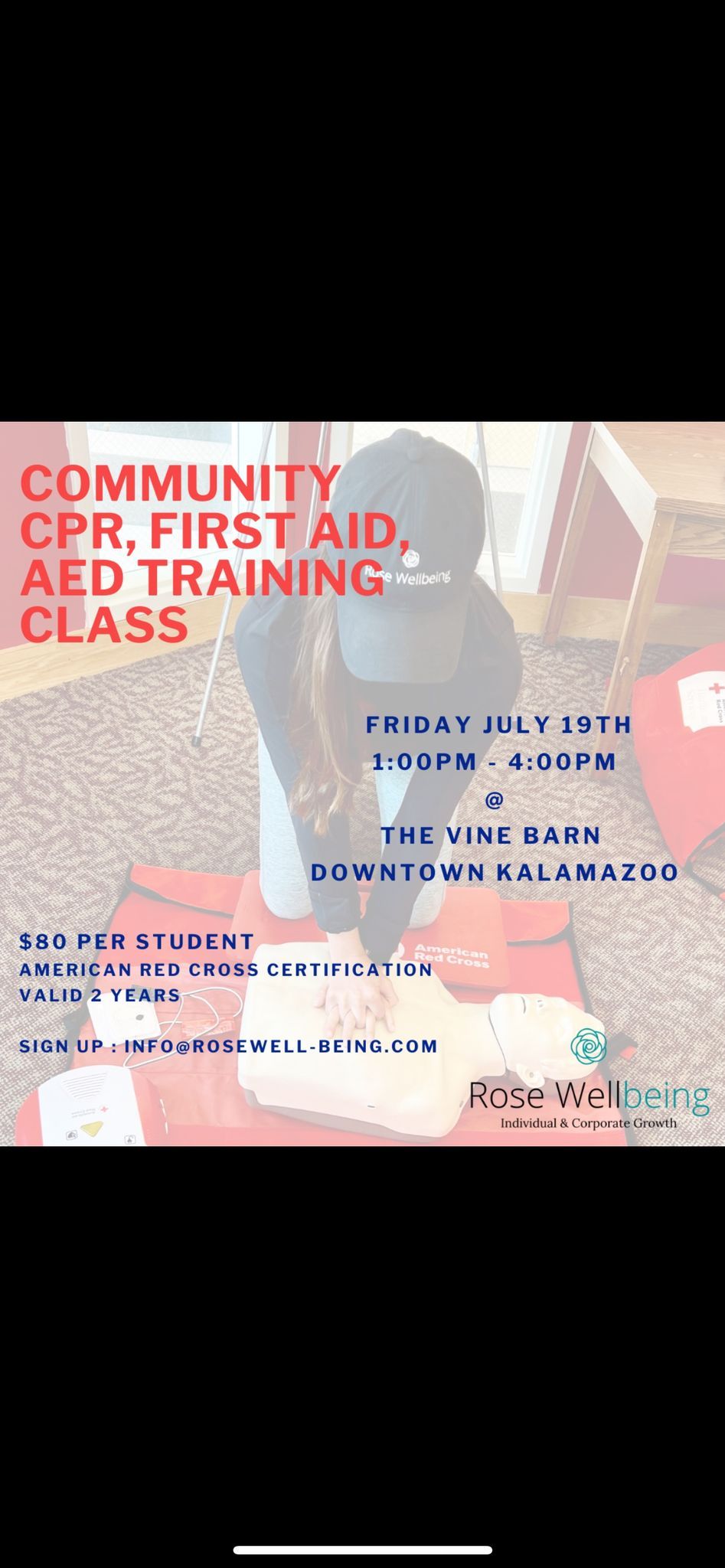 CPR, AED & First Aid training