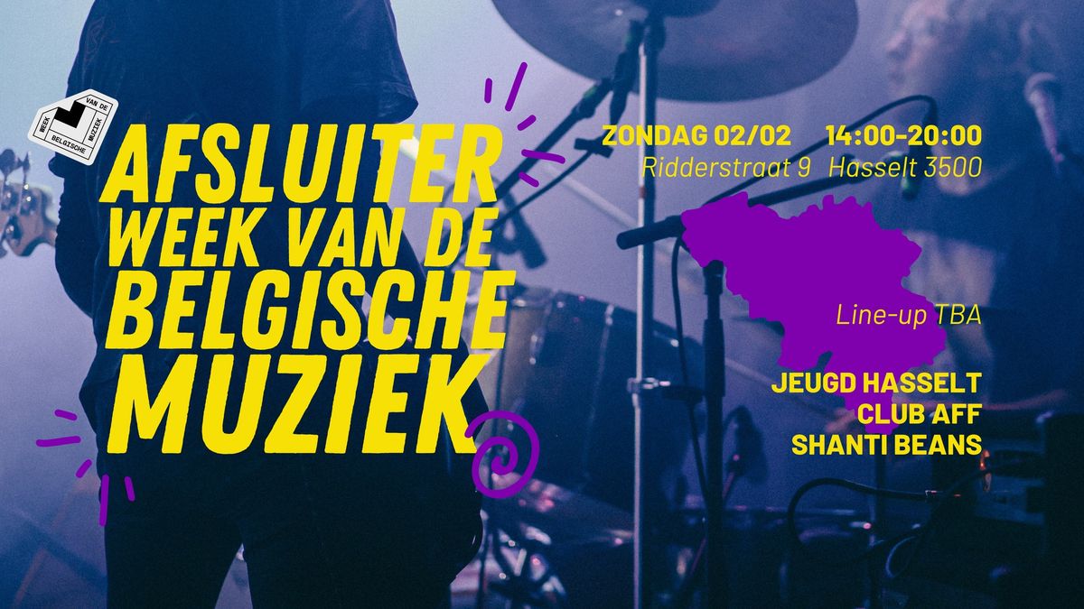 Afsluiter week van de Belgische muziek 2025