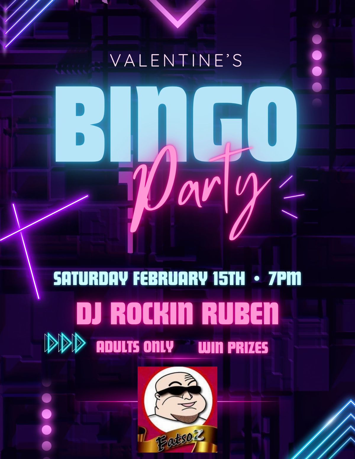 Fatsoz Valentine's Bingo Party with Rockin Ruben!