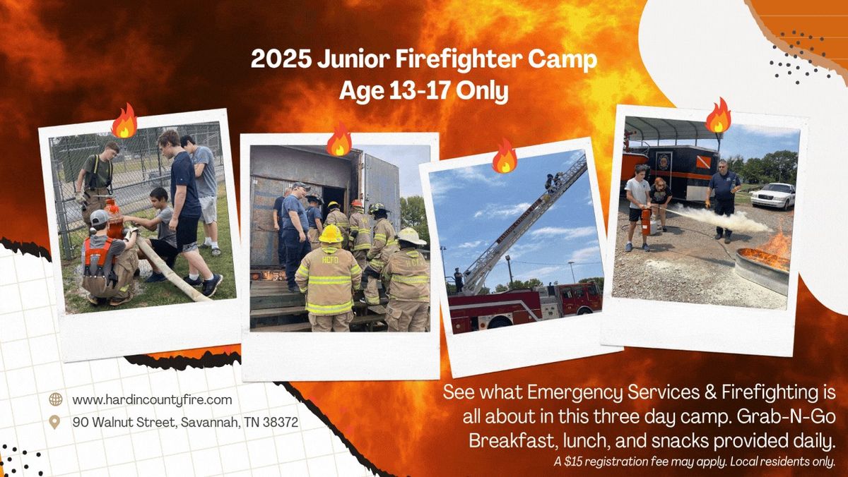 HCFD Junior Firefighter Camp (Age 13-17)