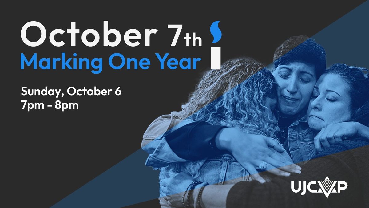 Marking October 7: A Night of Remembrance, Resilience and Hope