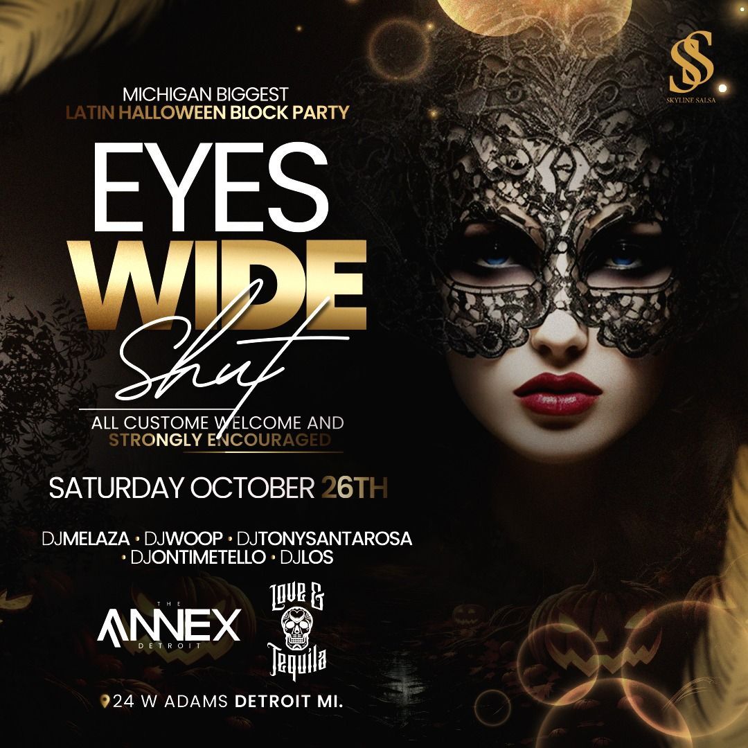 Eyes Wide Shut Masquerade Ball Michigan's Largest Latin Halloween Party 2024