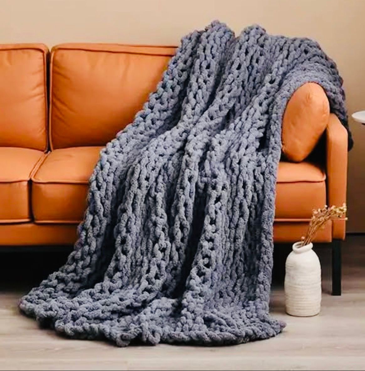 Chunky Blanket Class $70  1-30-25  6:00-8:00