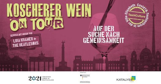 Weinprobe: Koscherer Wein on Tour feat. The Beatles\u00f8ns und Lina Kramer