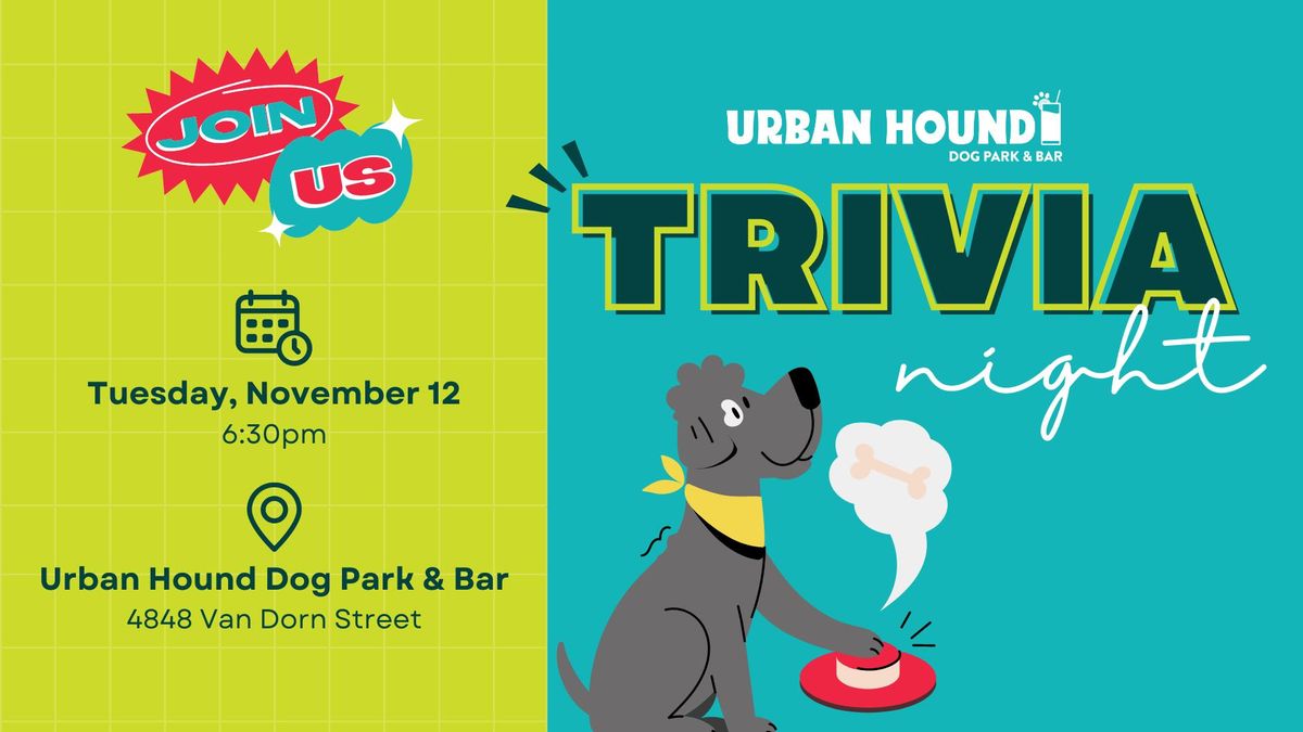 Trivia Night at Urban Hound Dog Park & Bar