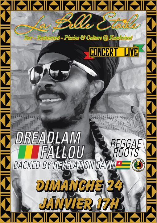 Dreadlam Fallou Revelation Band La Belle Etoile Kamboinse Ouagadougou 24 January 21