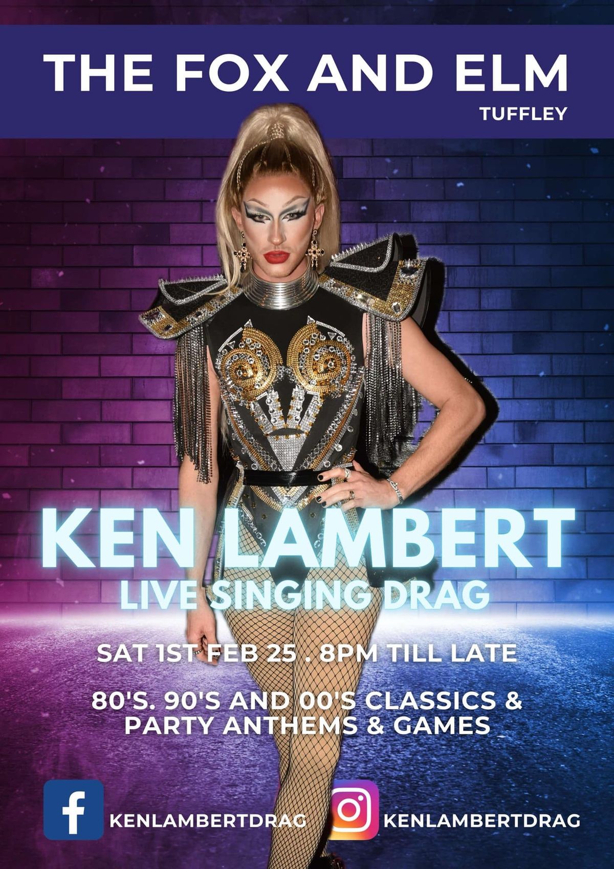 Ken Lambert Drag inaugural performance in Gloucester