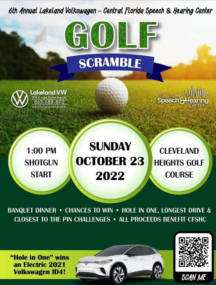 Lakeland Volkswagen presents the 6th Annual Central Florida Speech and Hearing Golf Scramble