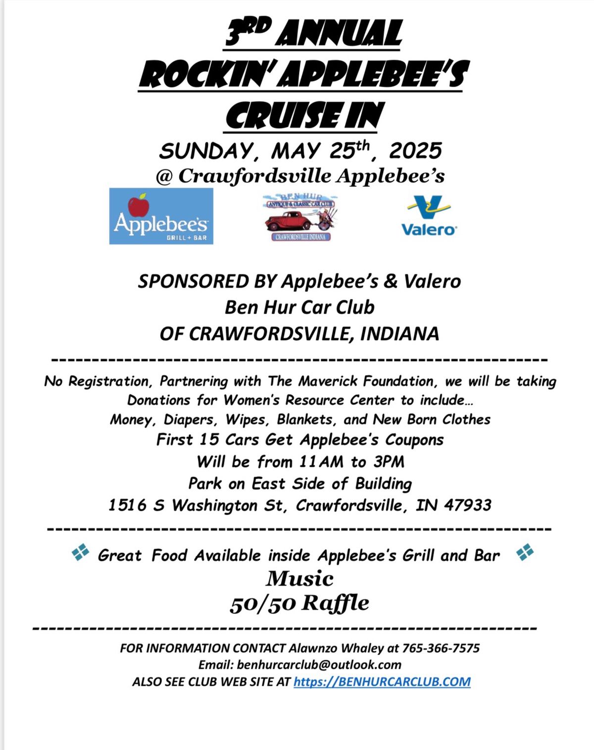 Rockin\u2019 Applebee\u2019s Cruise In