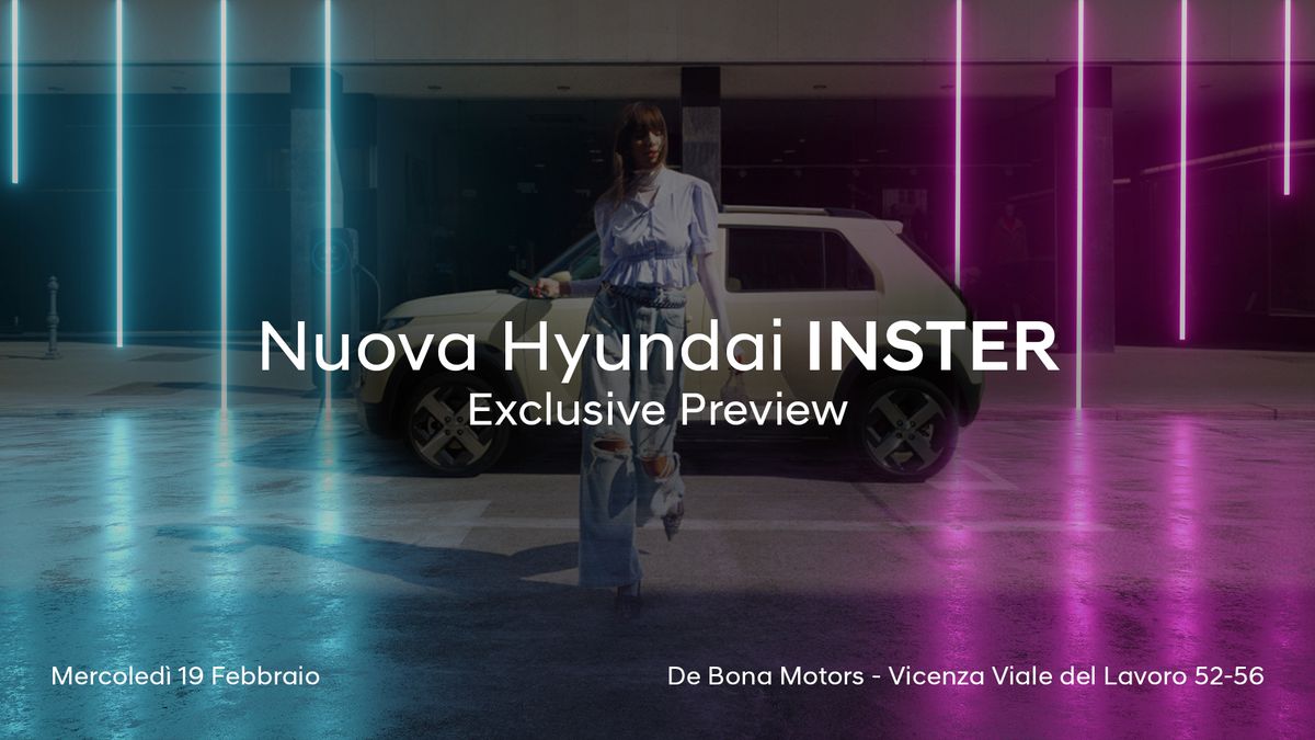 NUOVA HYUNDAI INSTER - ANTEPRIMA ESCLUSIVA