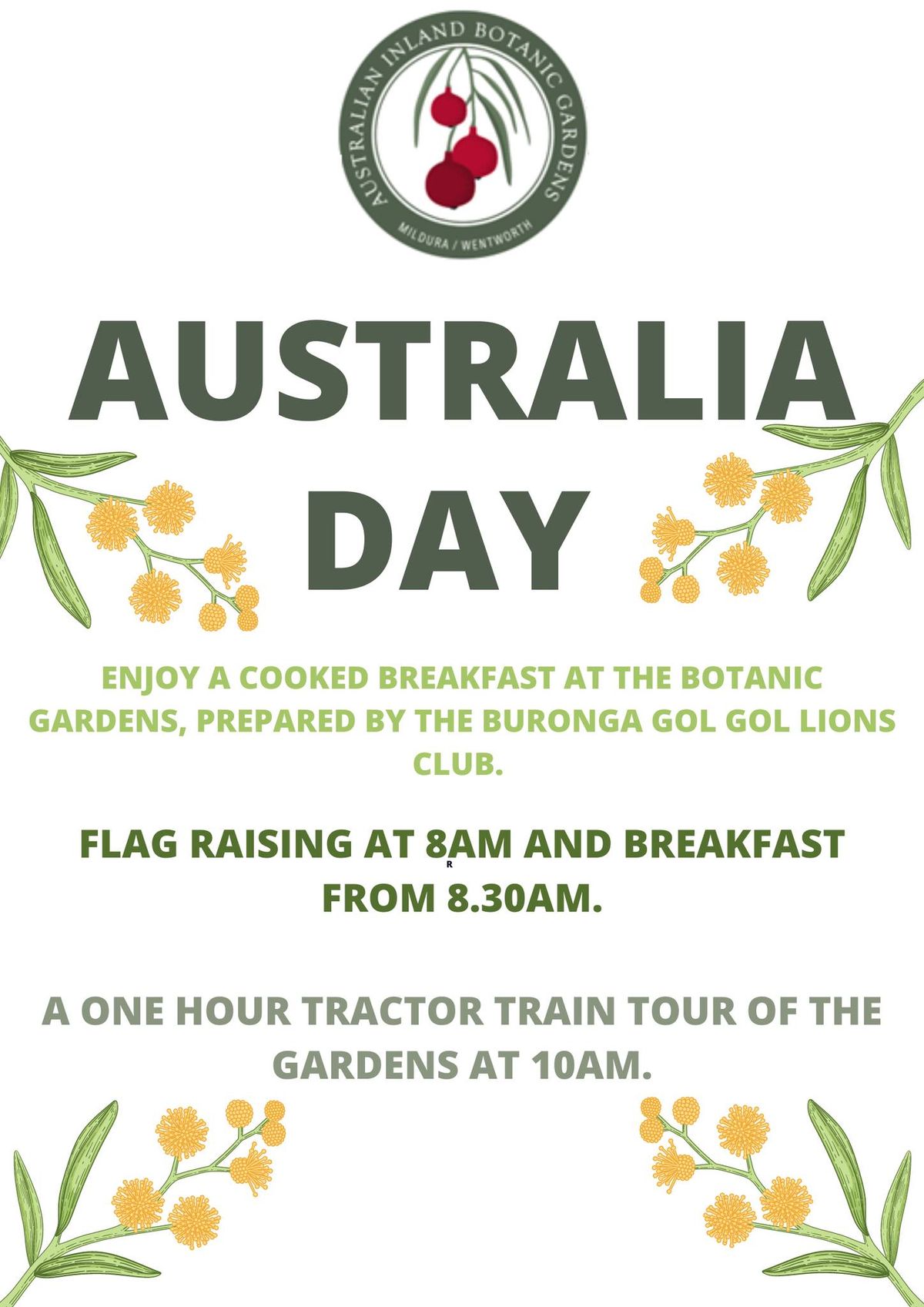 Australia Day at the Gardens