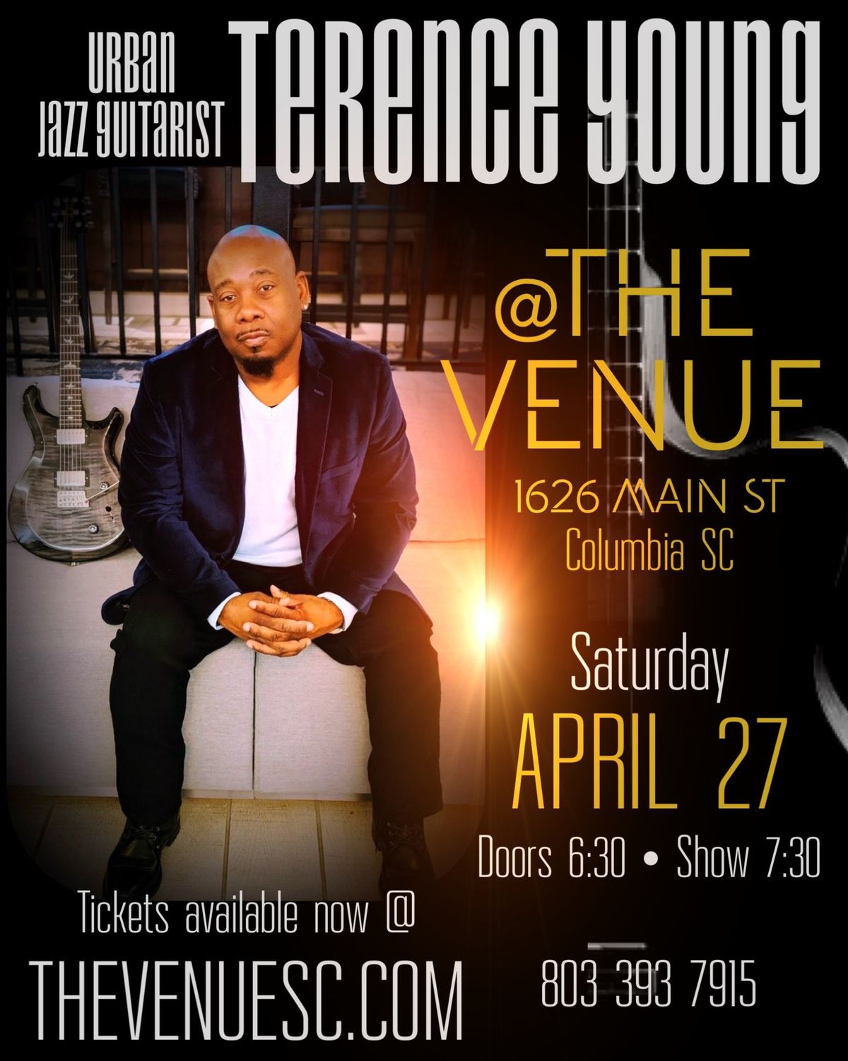 Jazz at The Venue featuring Urban Guitarist Terence Young