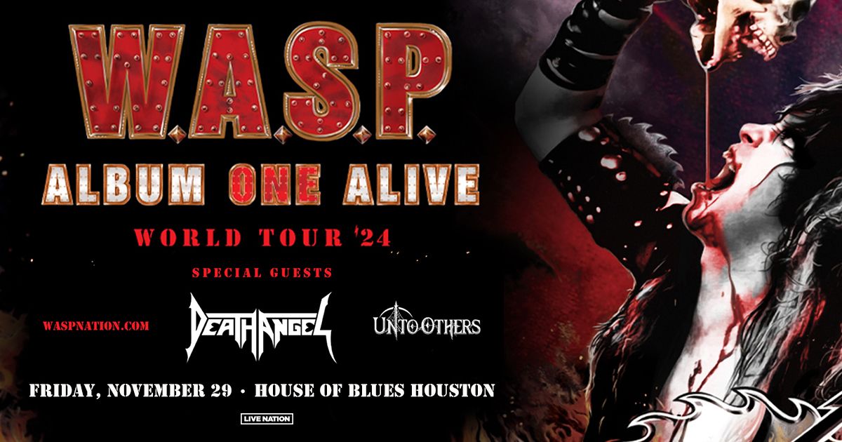 W.A.S.P. Album One Alive World Tour '24