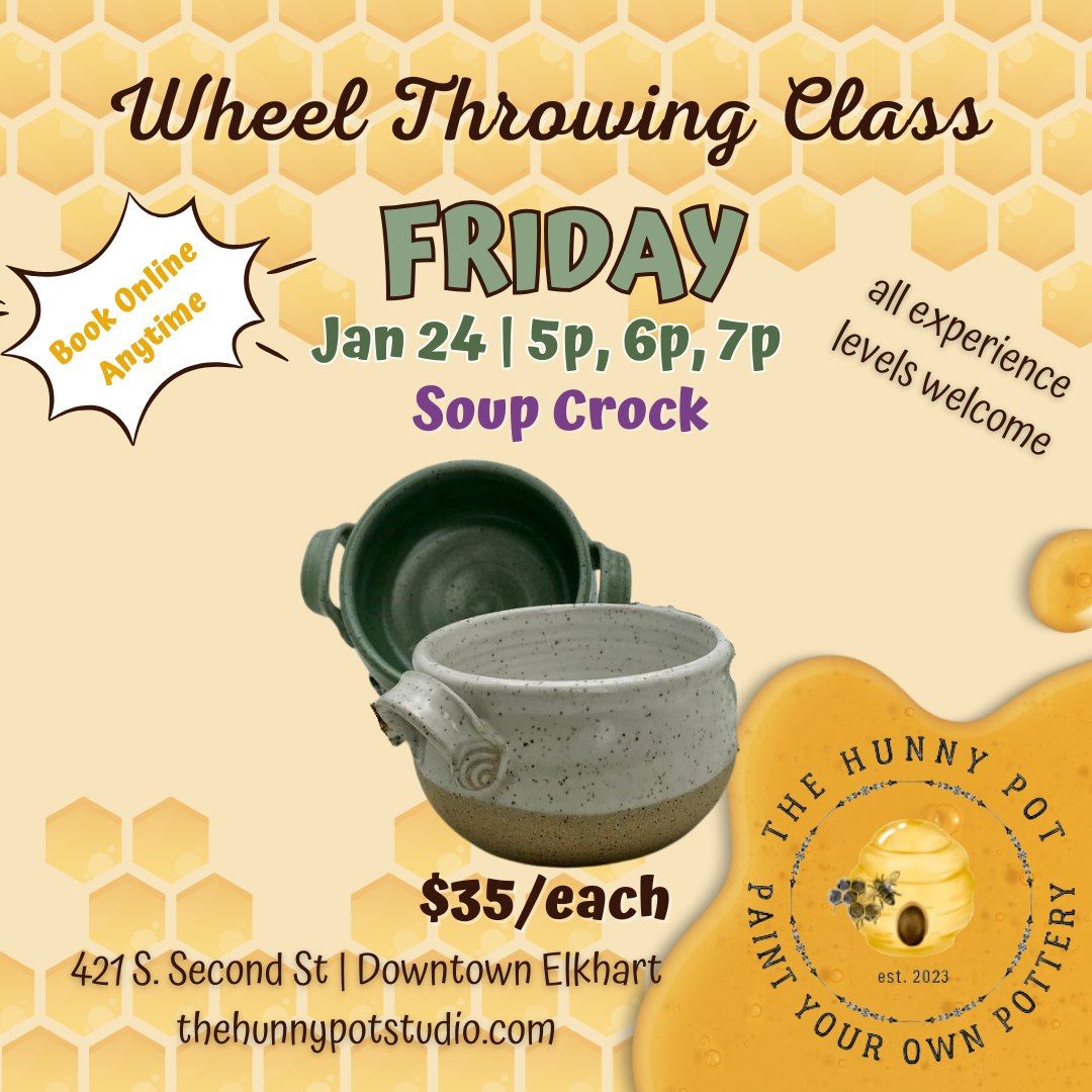 CLASS | Wheel Thrown Soup Crock