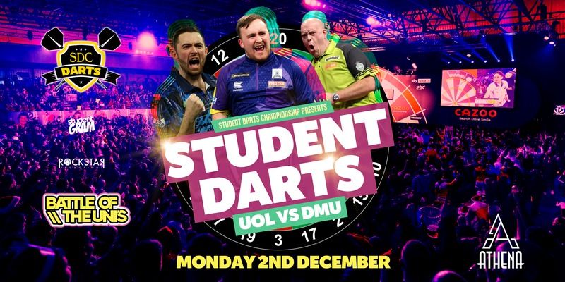 Student Darts! Battle of the Uni's - UOL vs DMU!