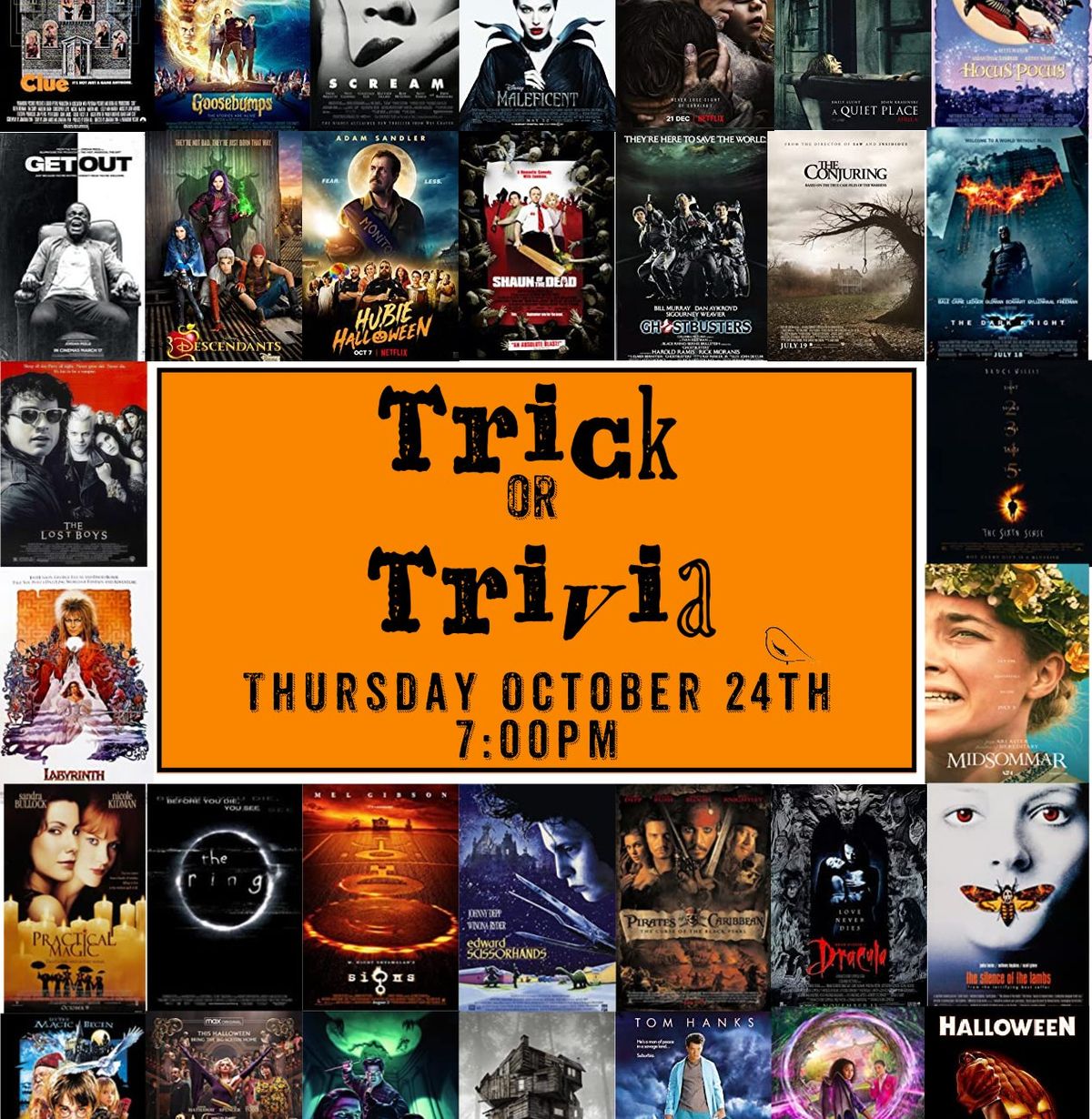 Trick or Trivia - (Halloween Movies) at Goldfinch Tap + Eatery