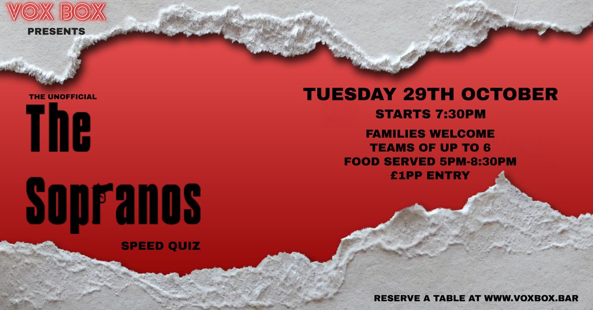 Themed Quiz - The Sopranos Edition