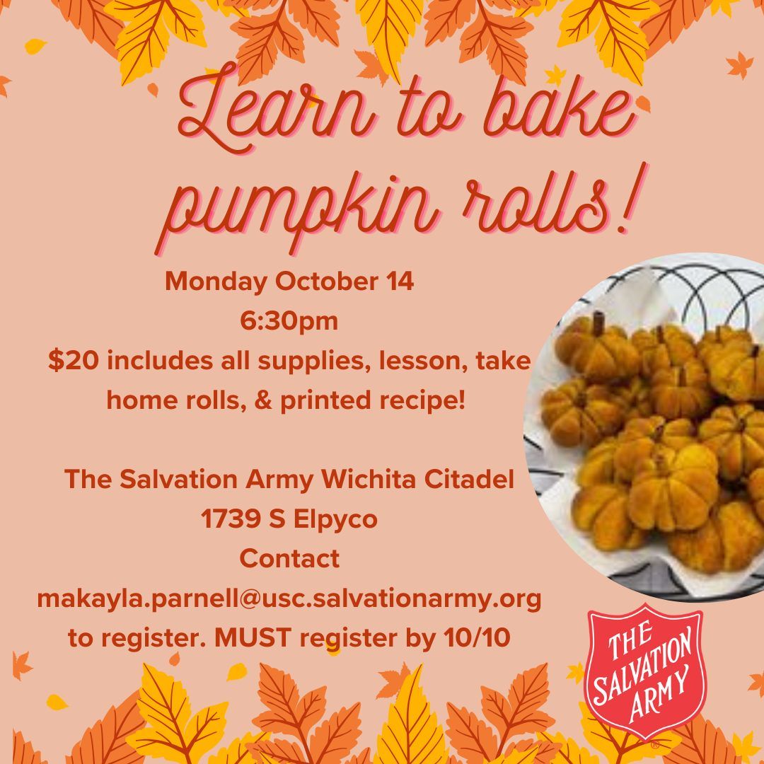 Learn to bake Pumpkin Rolls!