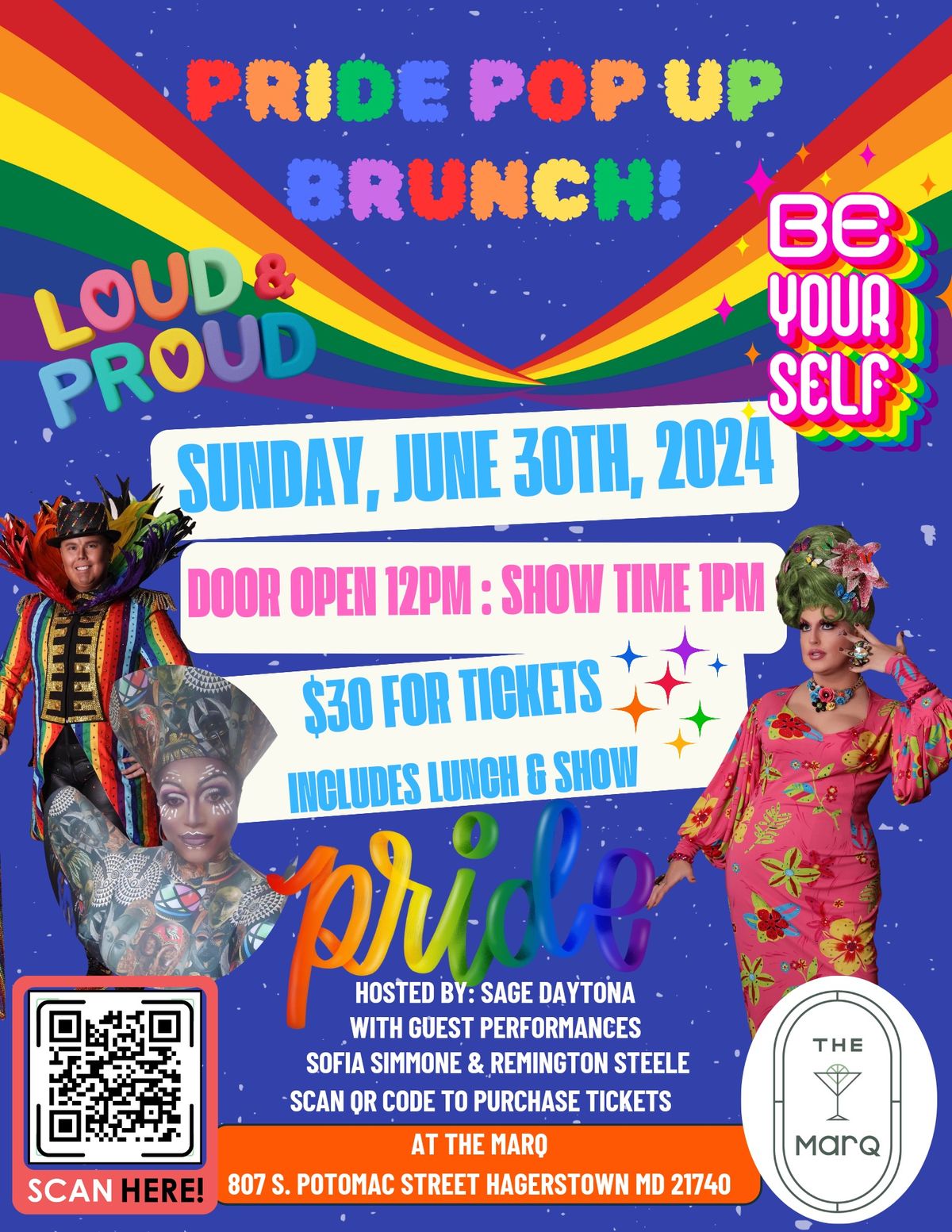 Pride Pop Up - Sage\u2019s Day Drinking Drag Extravaganza & Appetizer Buffet!