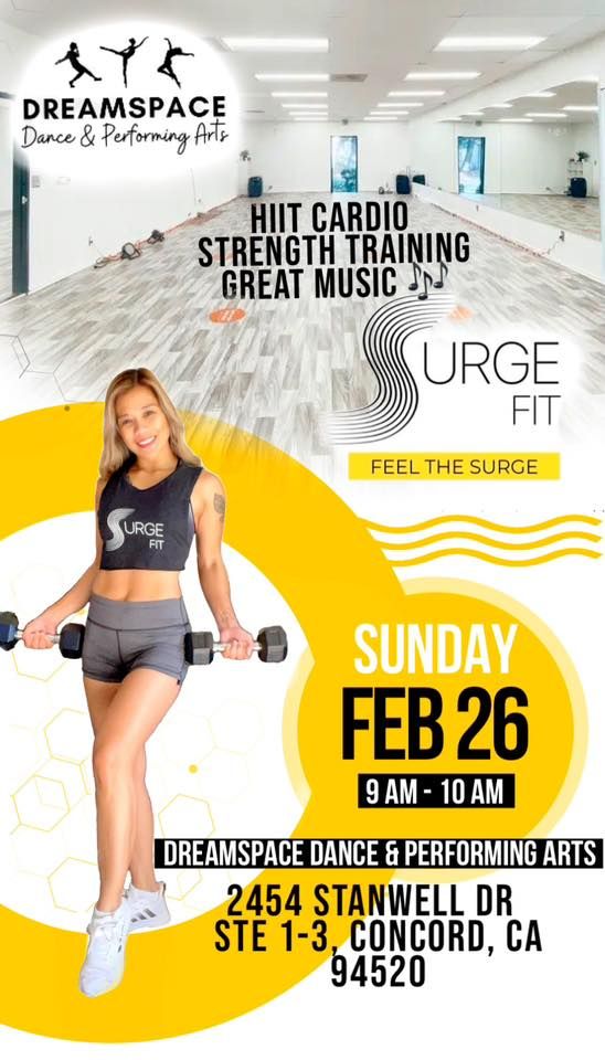 First ever Surge Fit class in the Bay Area!, Dreamspace Dance