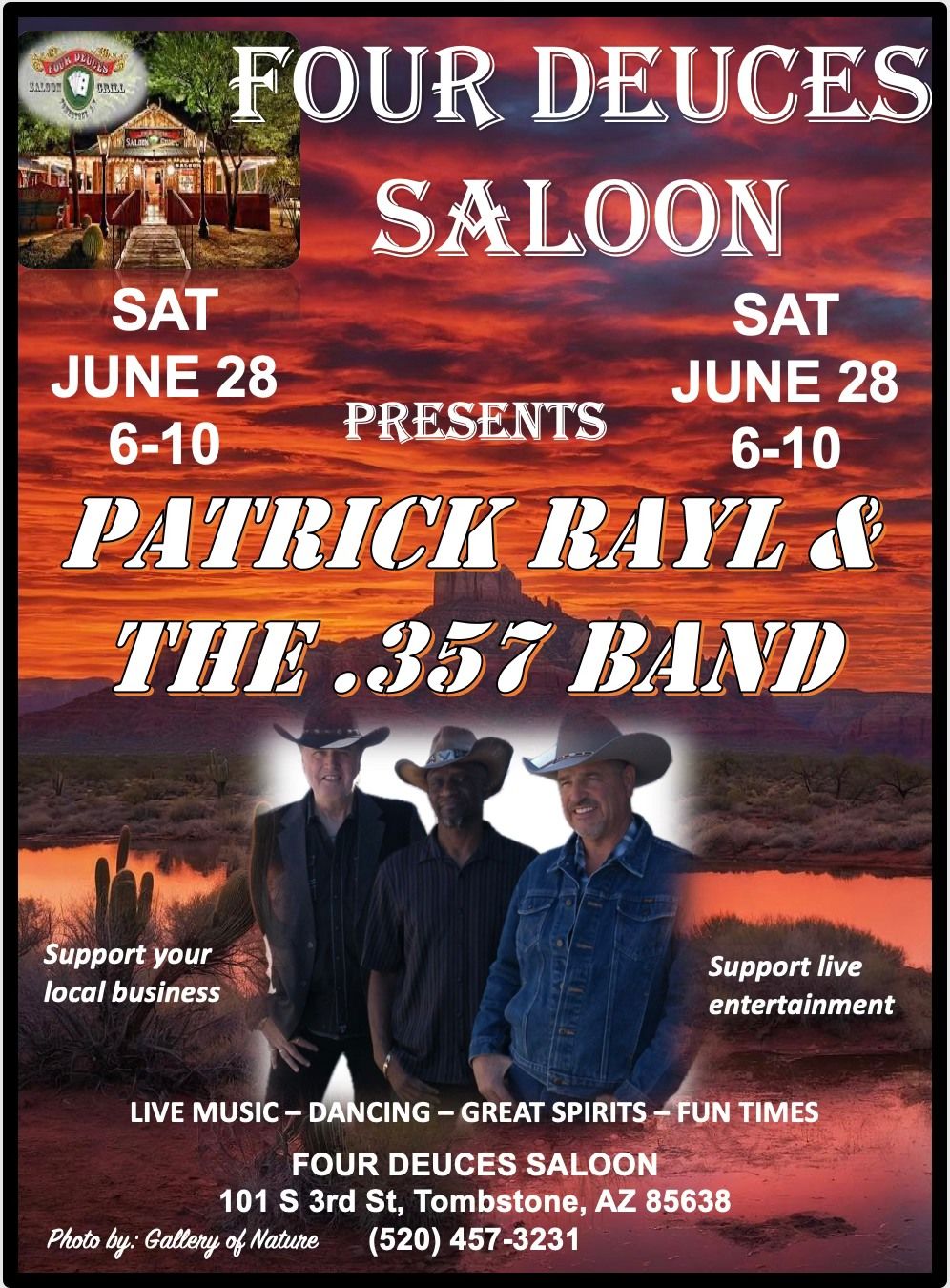 PATRICK RAYL & THE .357 BAND