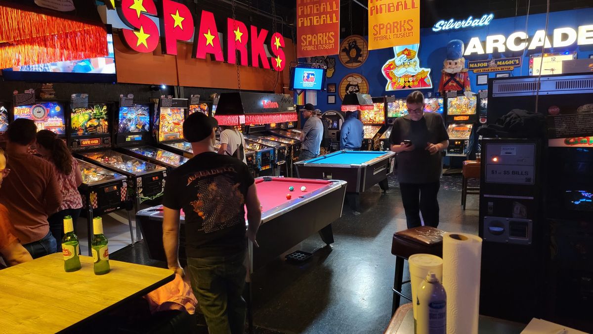 The Speakeasy Special at Sparks Pinball Museum 