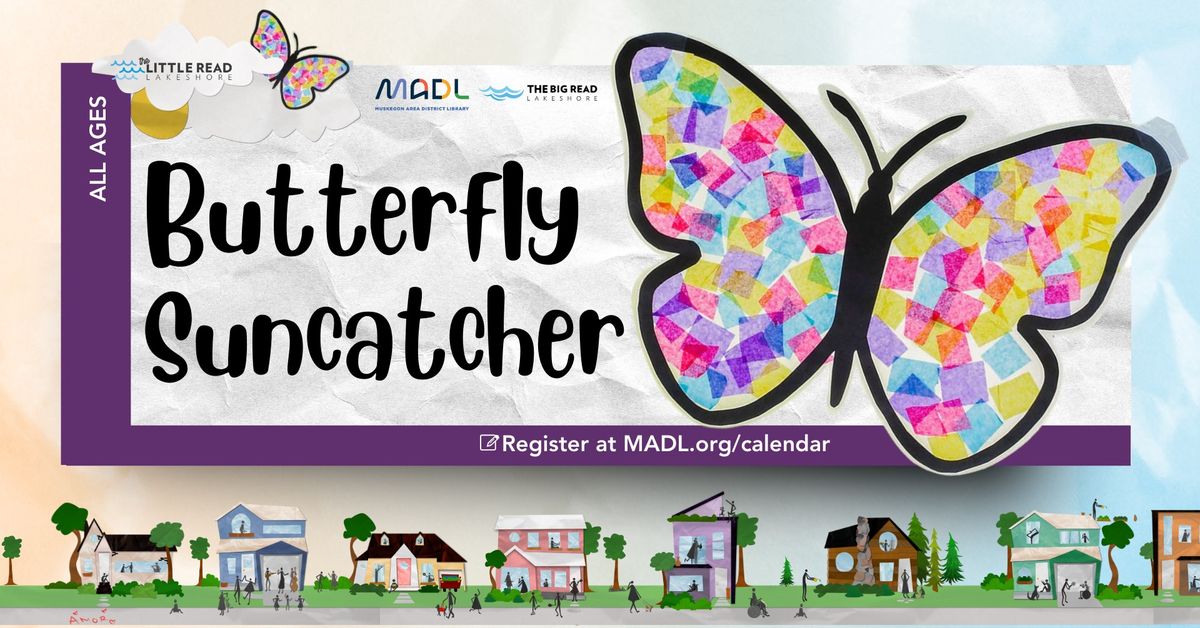 Tissue Butterfly Suncatcher