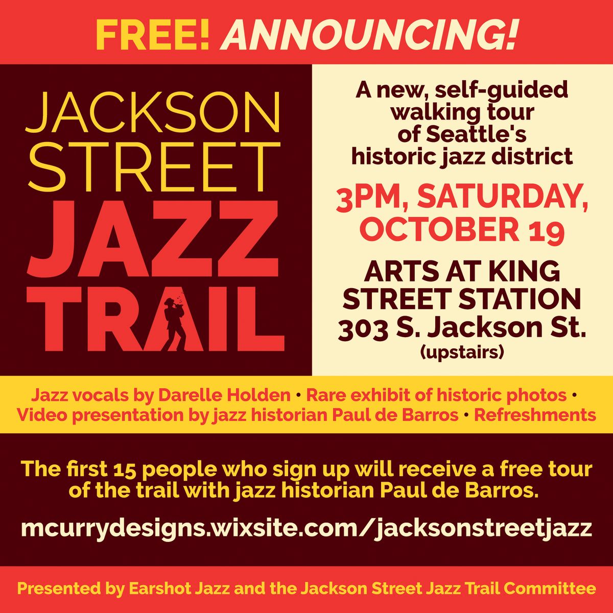 Jackson Street Jazz Trail Launch Party