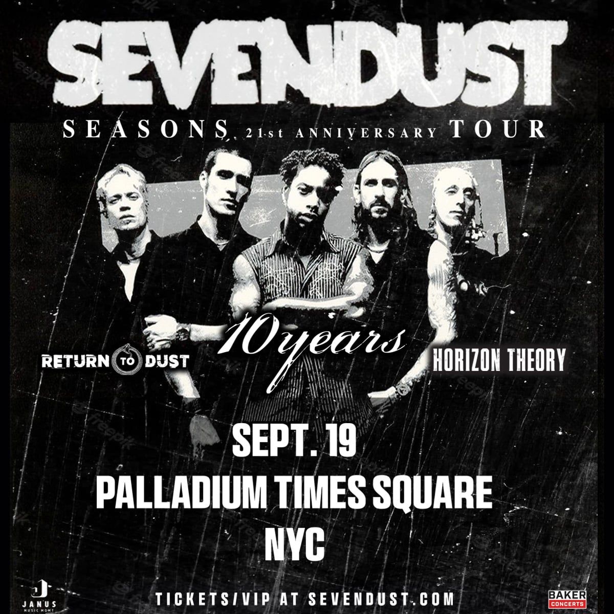 Sevendust at Mr Smalls Theatre