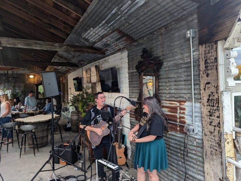 The Tuesday Crowd at The Patina Porch