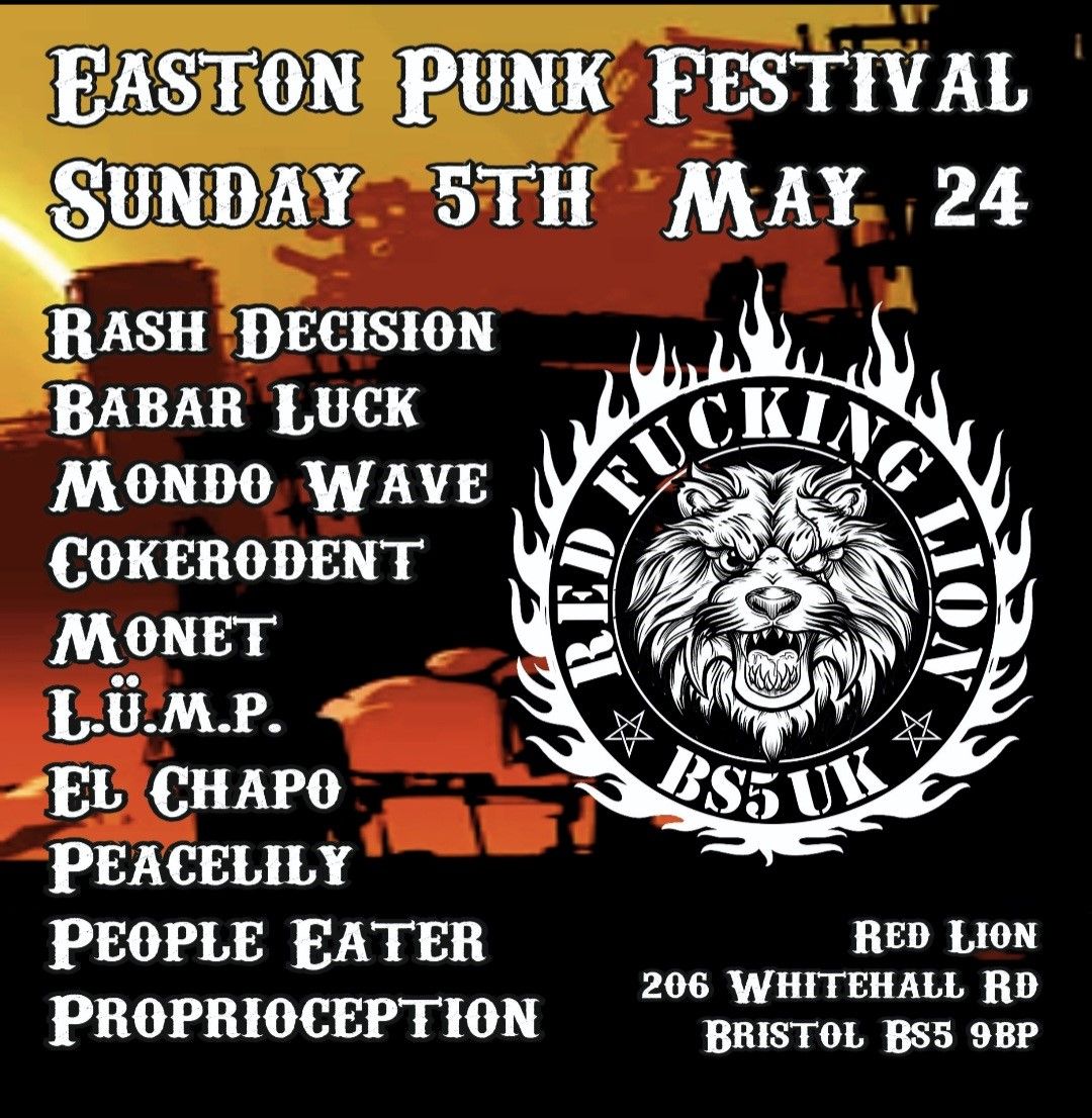 :: Easton Punk Fest :: Sunday funday punk n hxc all dayer @ Lion :: NOTAFLOF :: 1312