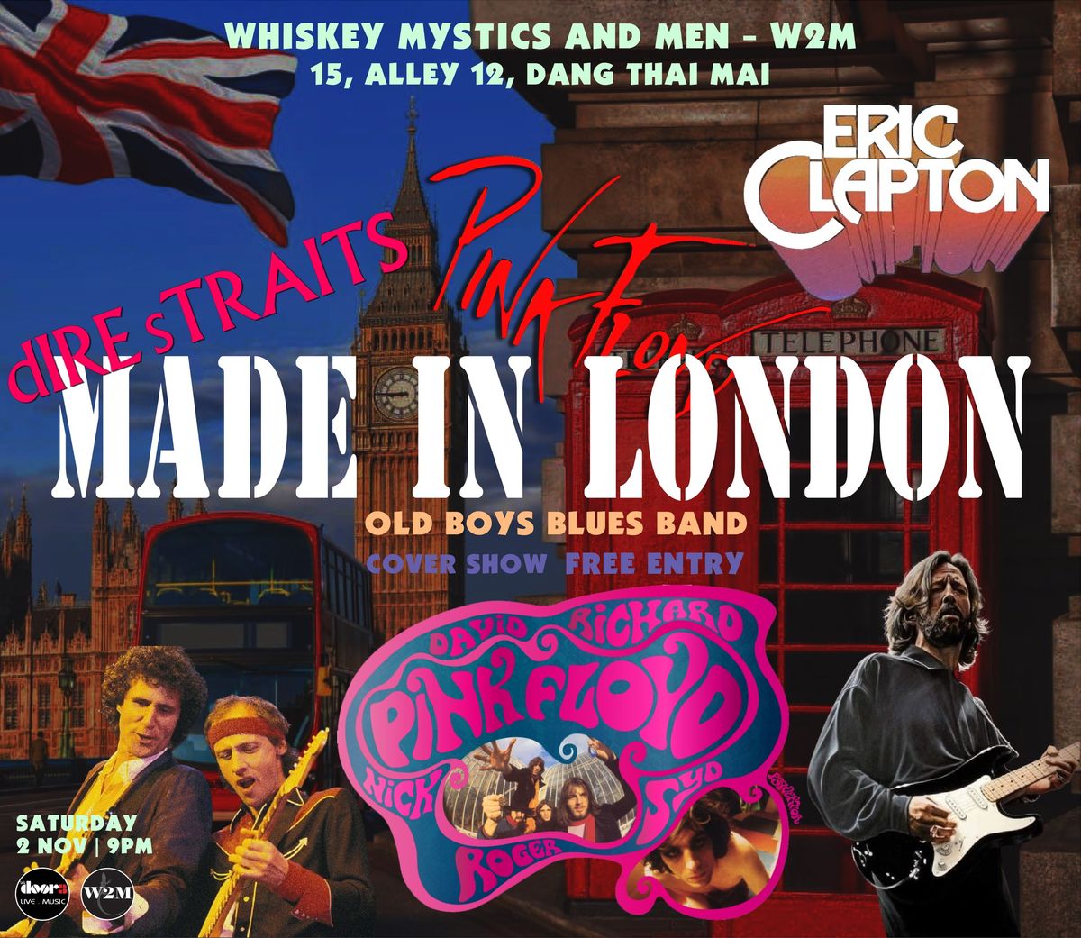 MADE IN LONDON - Dire Straits \/ Pink Floyd \/ Eric Clapton Cover Show