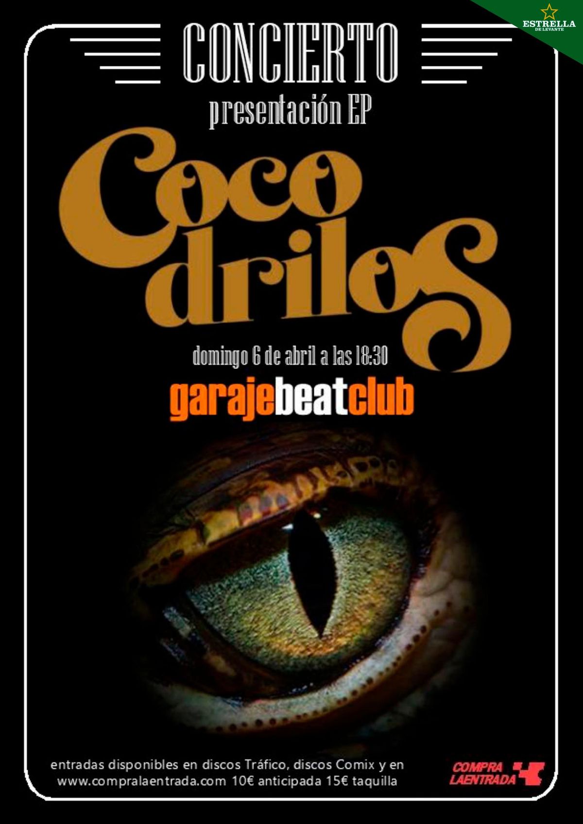 COCODRILOS en Garaje Beat Club (Murcia)